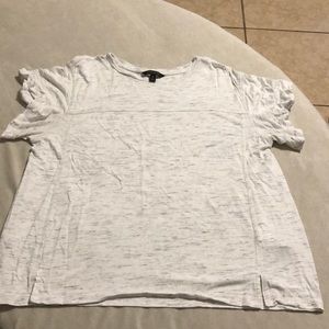 White/gray XL woman’s banana republic shirt